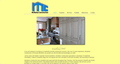 Desktop Screenshot of mcmahonconstruction.net